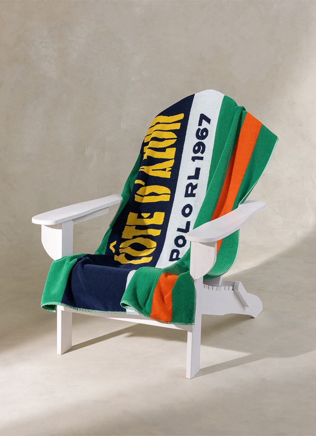 Ralph Lauren Bargo strandlaken 90 x 170 cm - detail 4 groen