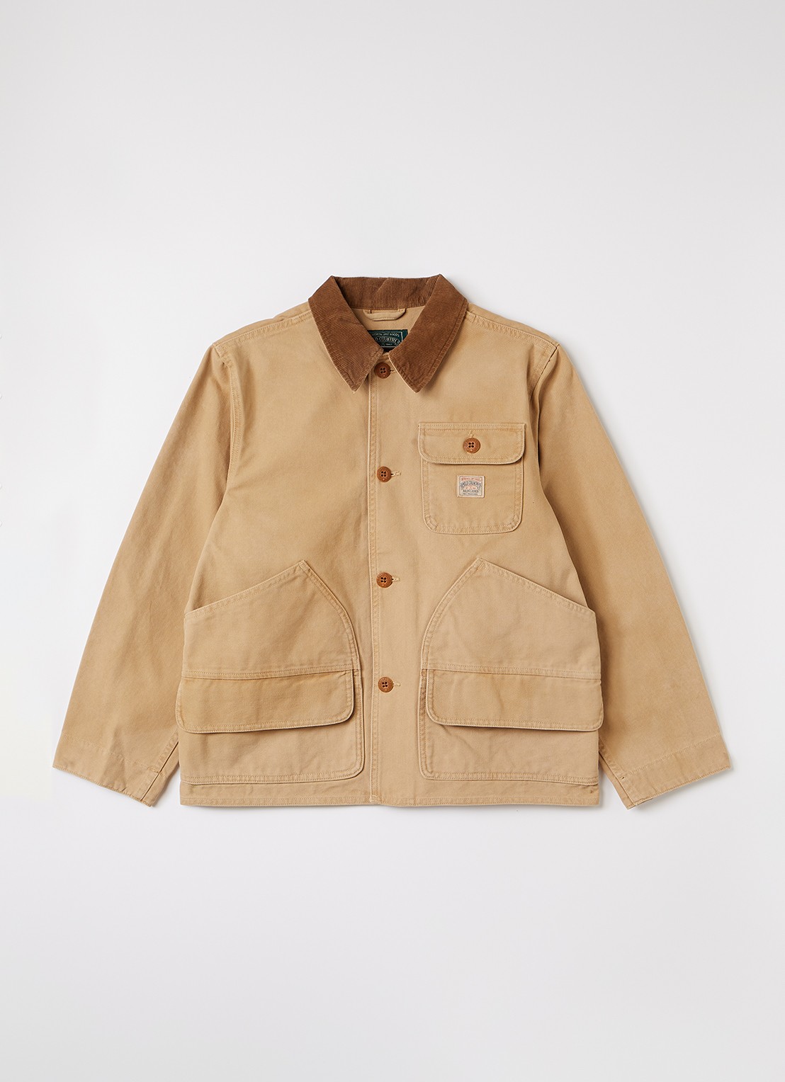 Ralph Lauren Barn jack met borstzak - voorkant 2 camel