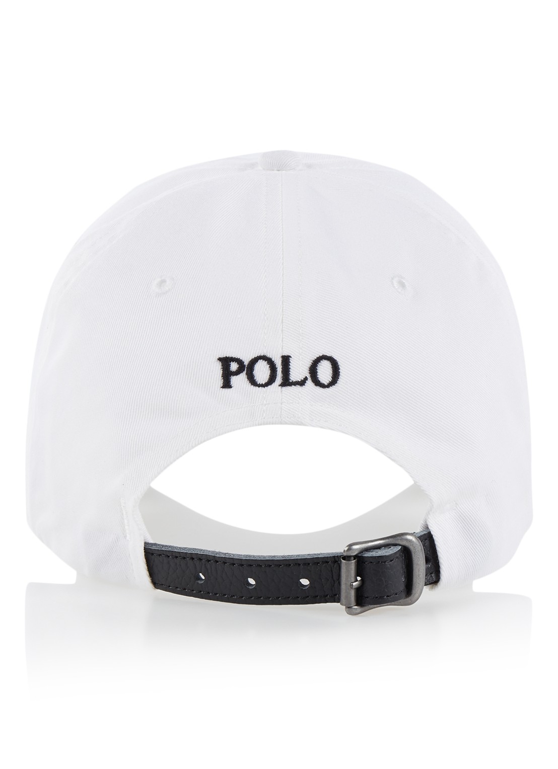 Ralph Lauren Baseball pet met logoborduring - achterkant white