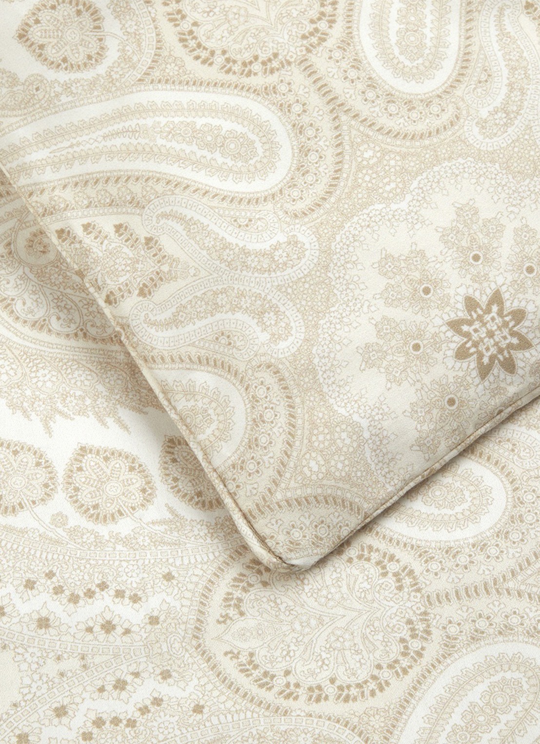 Ralph Lauren Beaumont dekbedovertrek - achterkant cream