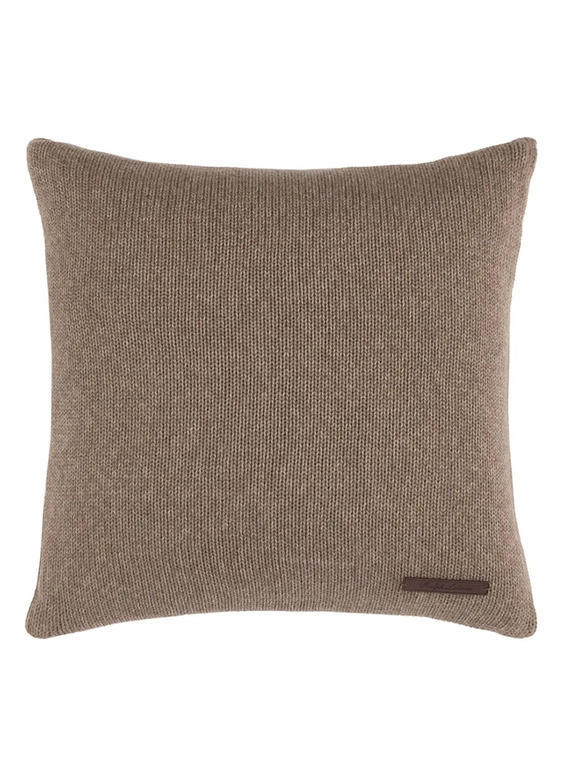 Ralph Lauren Beaumont sierkussenhoes 50 x 50 cm - voorkant lichtbruin