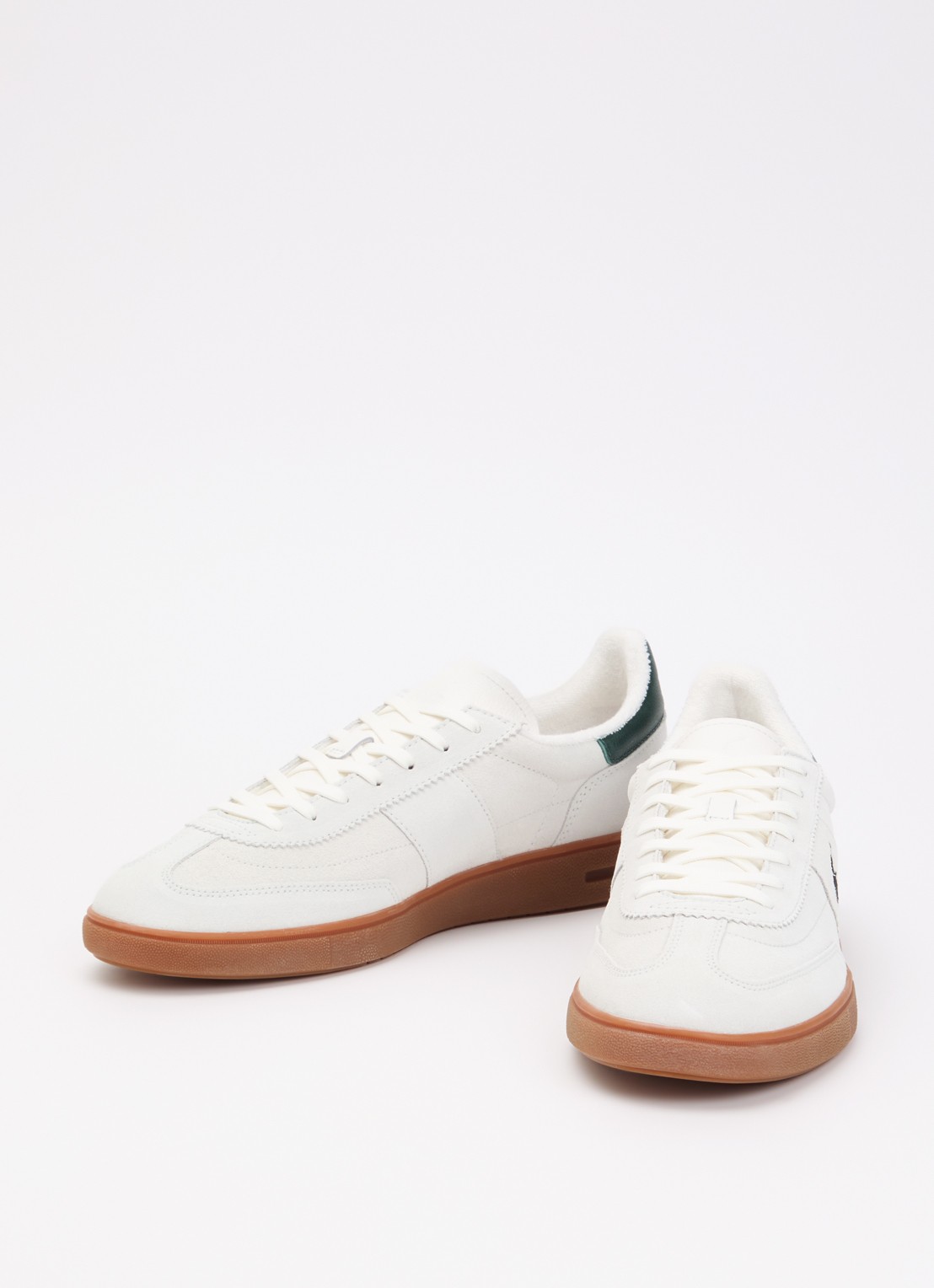 Ralph Lauren Bedford sneaker van suède - detail 2 beige