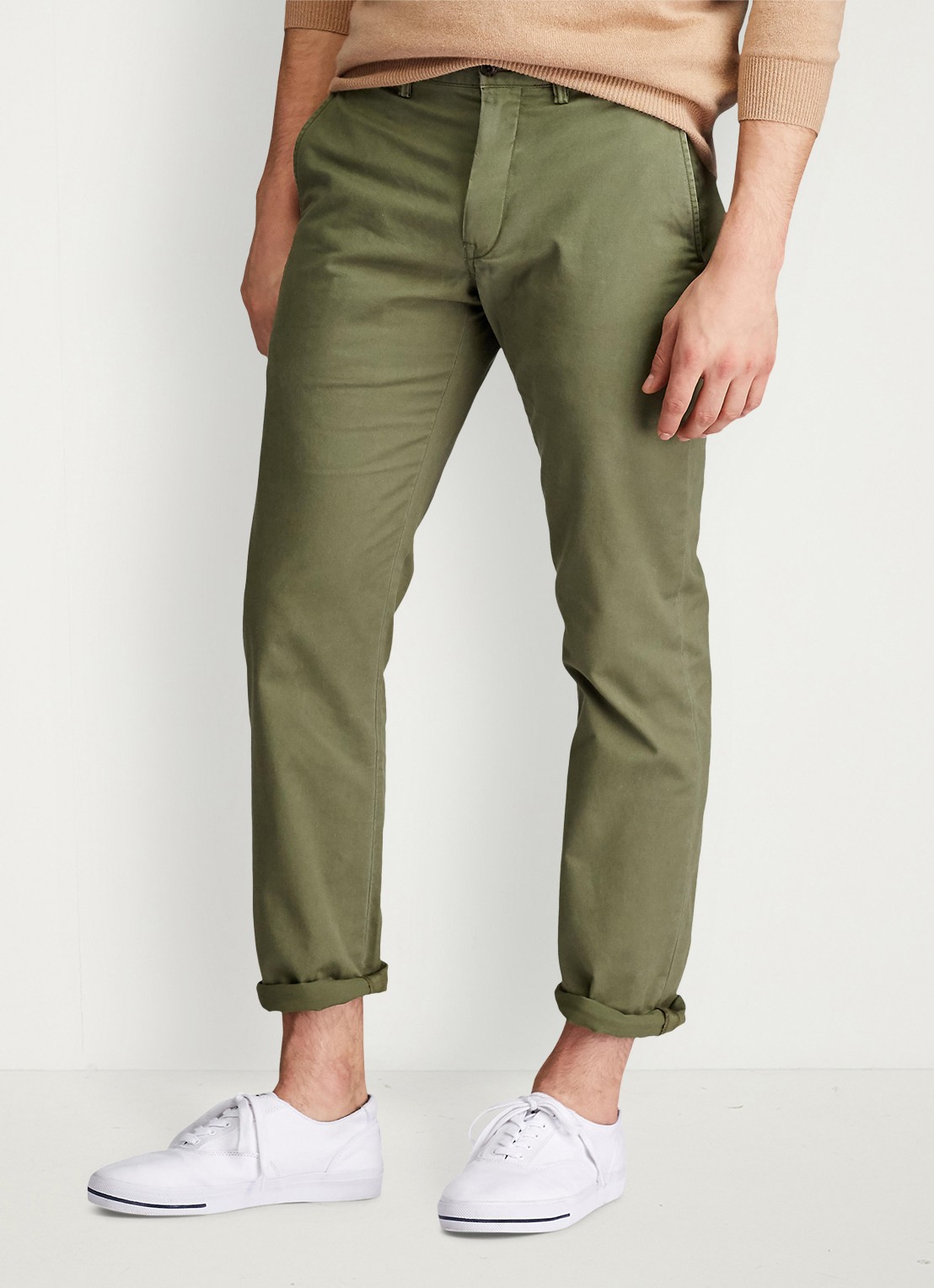 Ralph Lauren Bedford straight fit chino met stretch - detail 2 garden trail-30z6