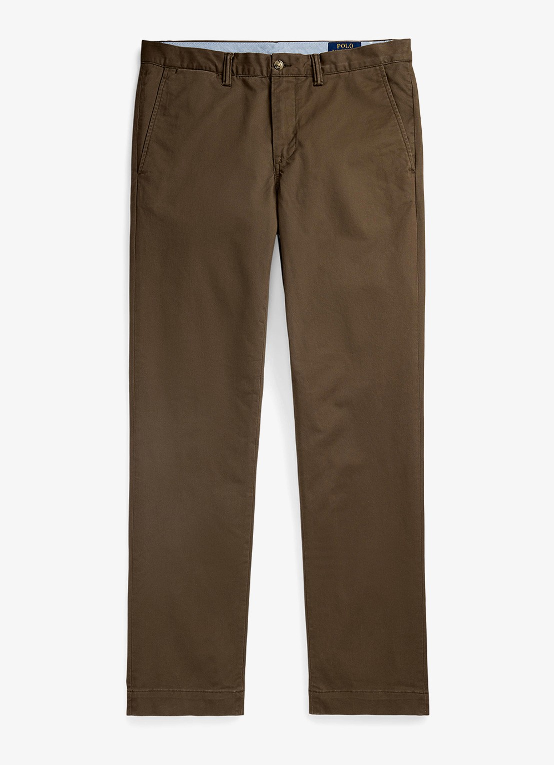 Ralph Lauren Bedford straight fit stretch chino broek - voorkant 2 chestnut / lichtbruin