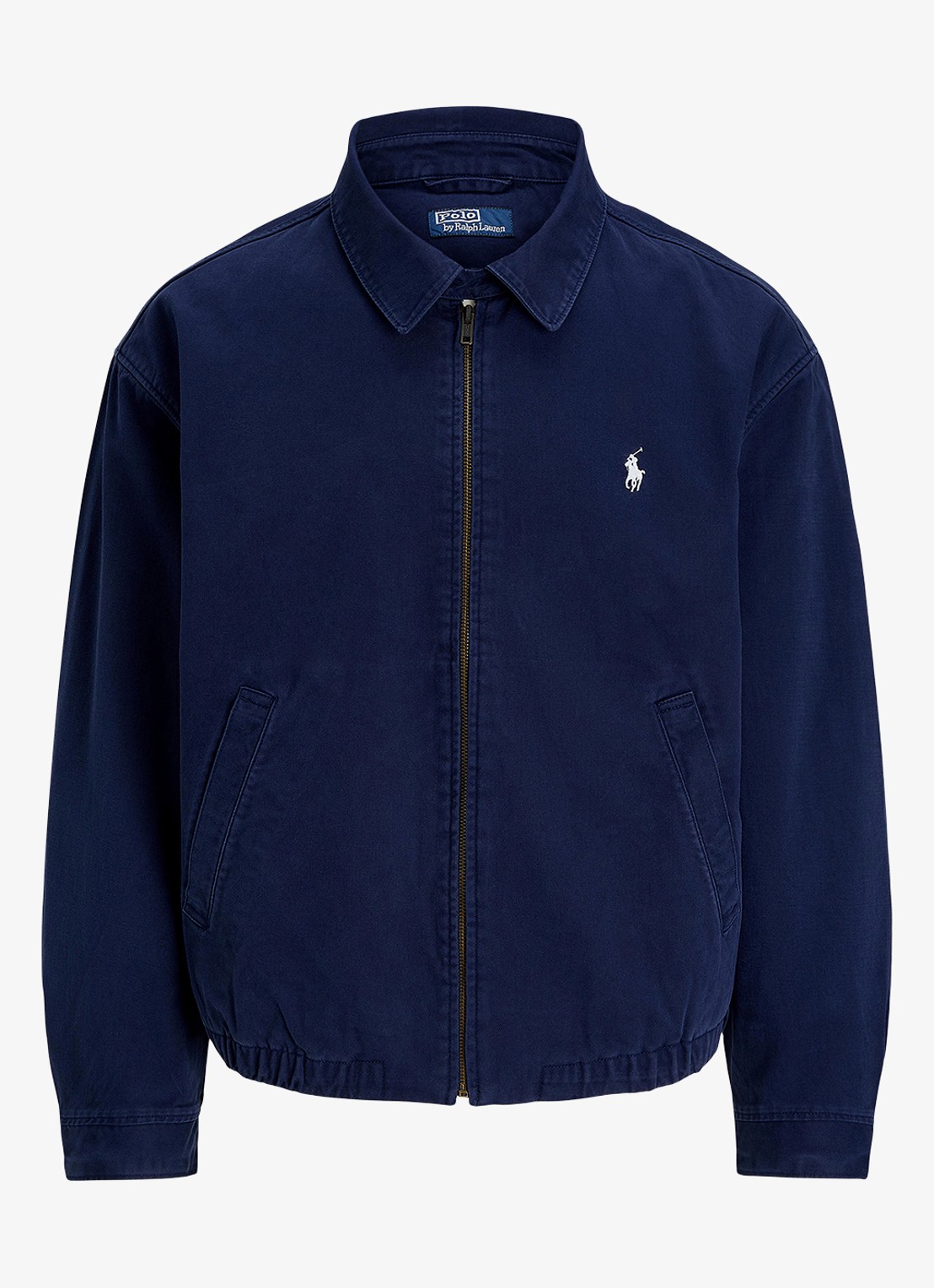 Ralph Lauren Big Bayport bomberjack met steekzakken - voorkant 4 newport navy