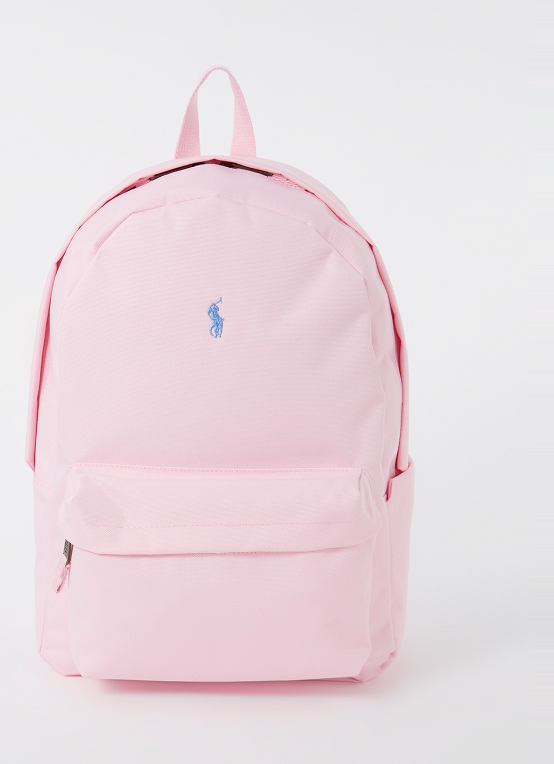 Ralph Lauren Big Pony rugzak met logoborduring - voorkant 2 roze