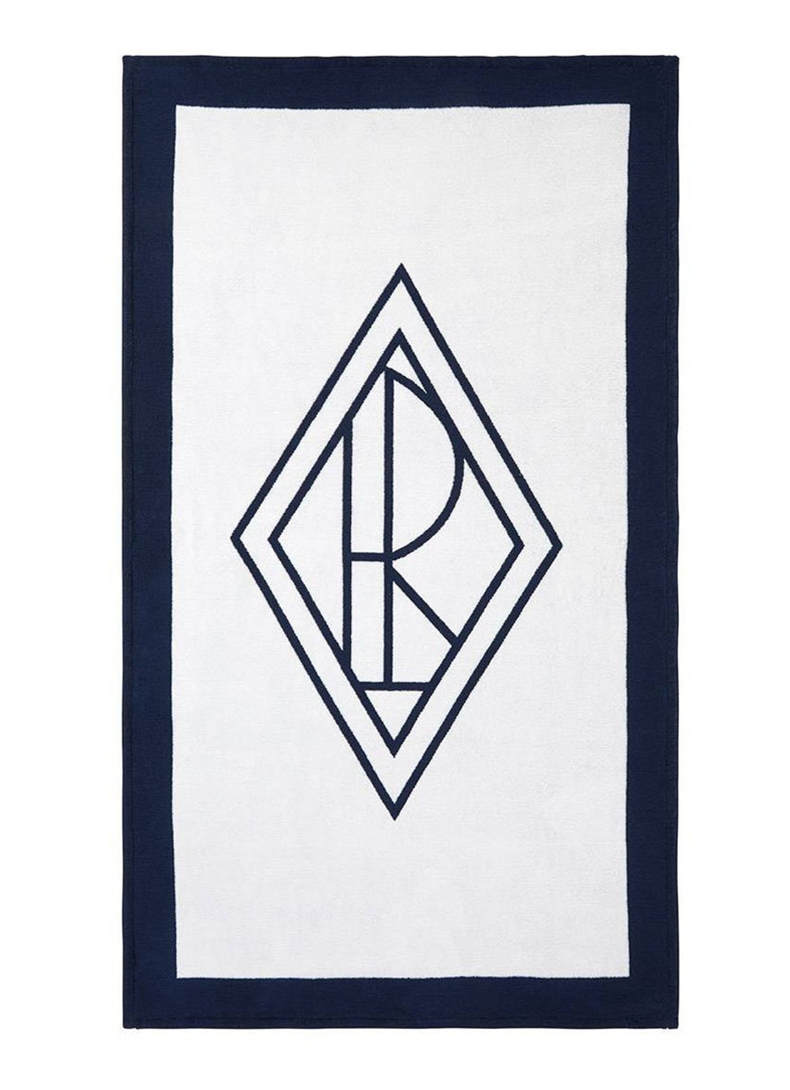 Ralph Lauren Blair strandlaken - 500 gr/m² - 100 x 170 cm - voorkant 4 donkerblauw