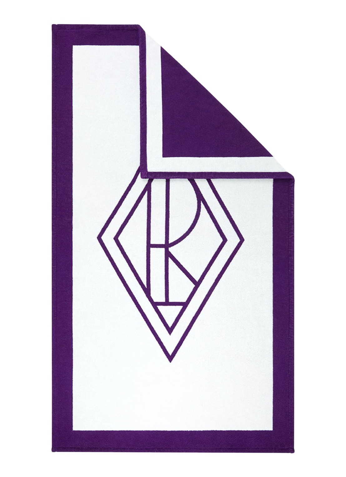 Ralph Lauren Blair strandlaken - 500 gr/m² - 100 x 170 cm - voorkant 2 paars