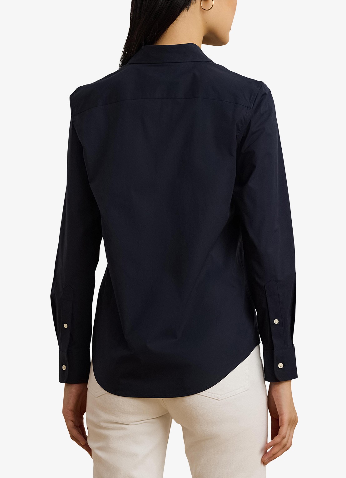 Ralph Lauren Blouse in katoenblend - achterkant 4 lauren navy / blauw