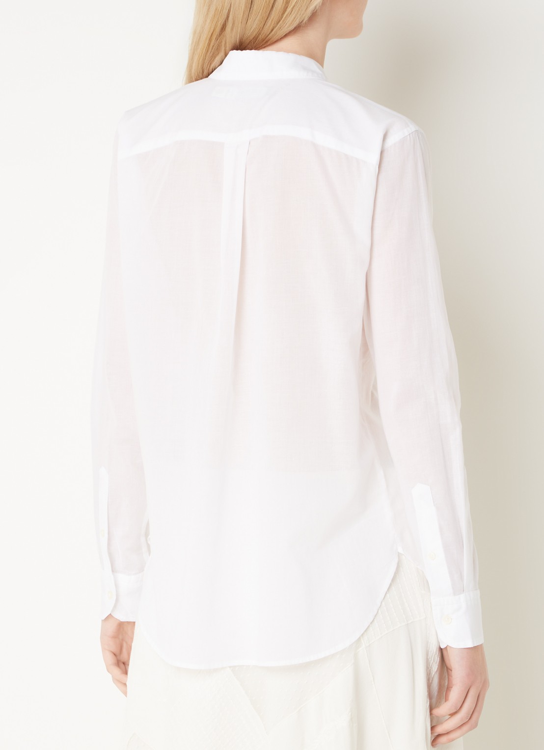 Ralph Lauren Blouse met opgestikte zakken - achterkant 2 wit