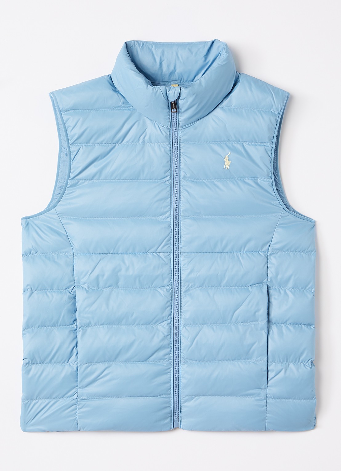 Ralph Lauren Bodywarmer met ritszakken - voorkant blauw