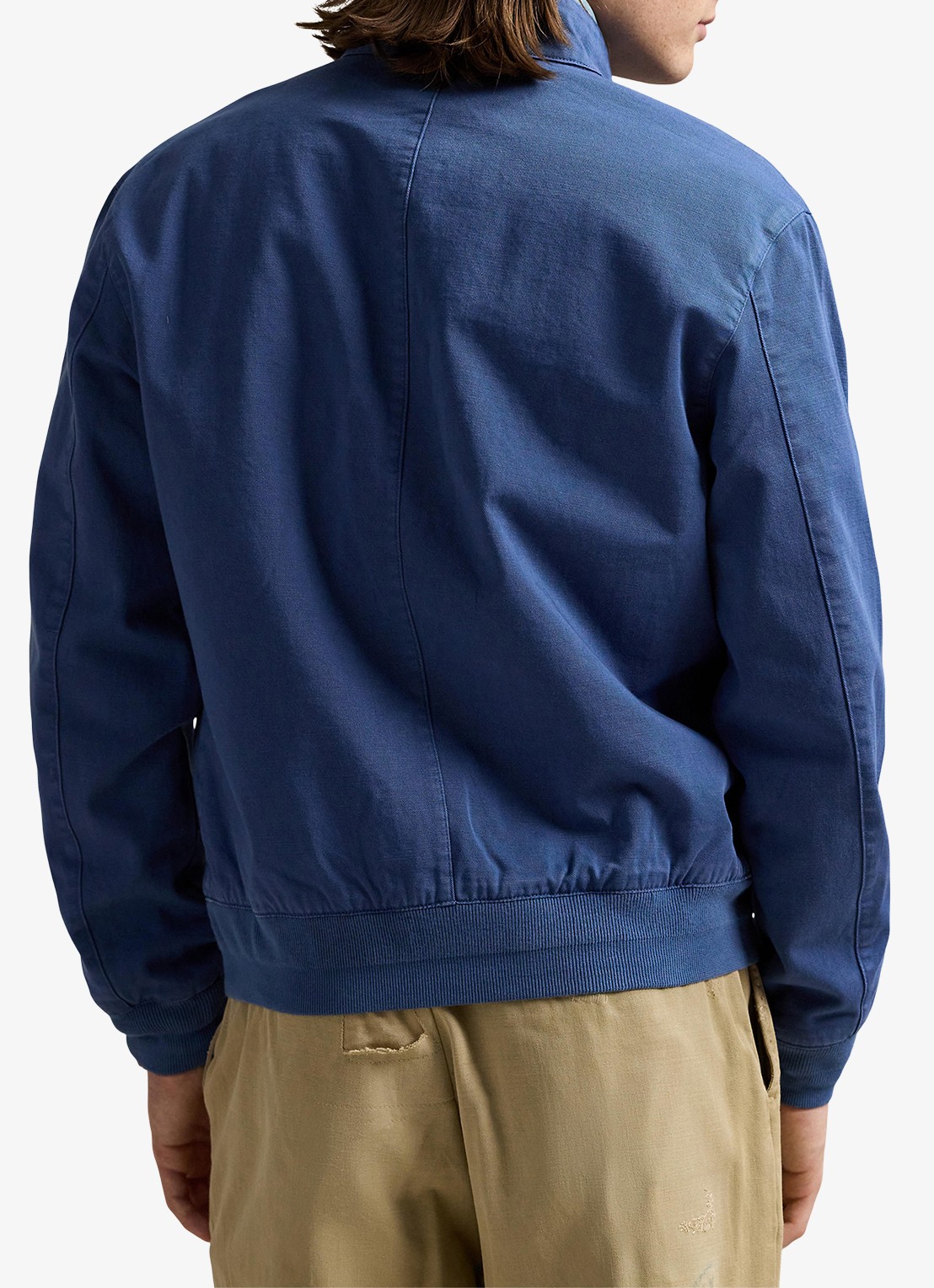 Ralph Lauren Bomberjack met logoborduring en klepzakken - achterkant 5 old royal