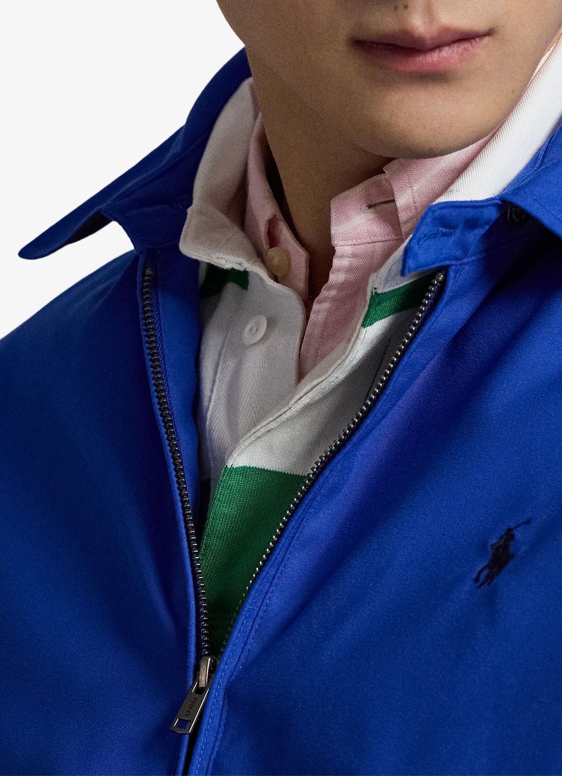 Ralph Lauren Bomberjack met steekzakken - detail 3 new sapphire-2zi3