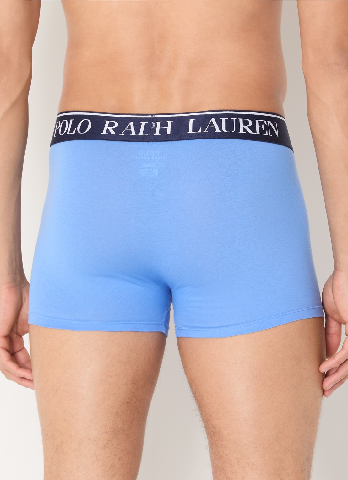 Ralph Lauren Boxershorts met logoband in 2-pack - achterkant 5 blauw