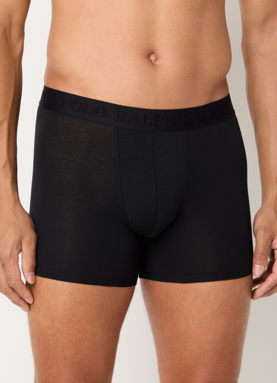 Ralph Lauren Boxershorts met logoband in 3-pack - detail 4 zwart