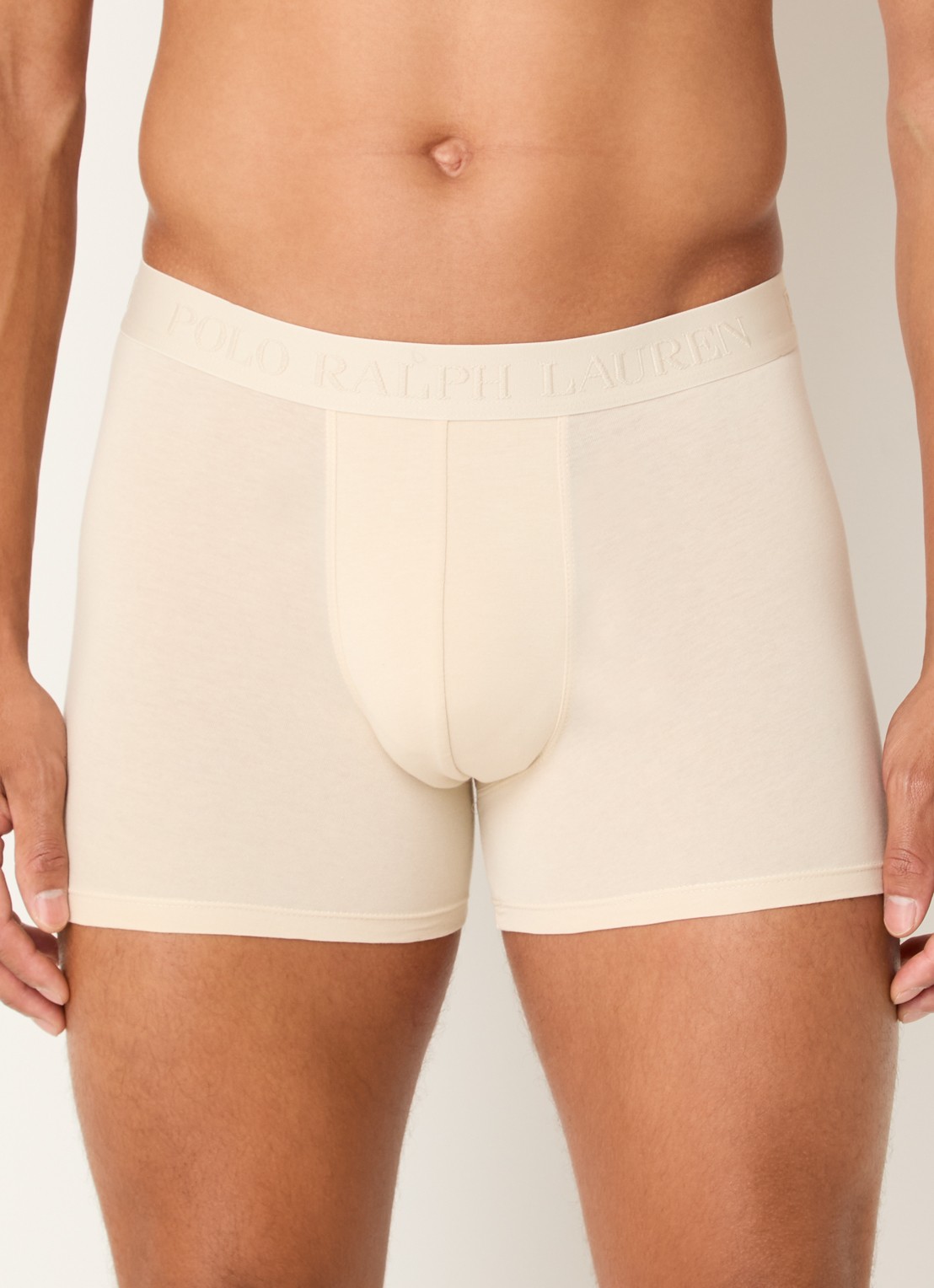 Ralph Lauren Boxershorts met logoband in 3-pack - detail 3 beige
