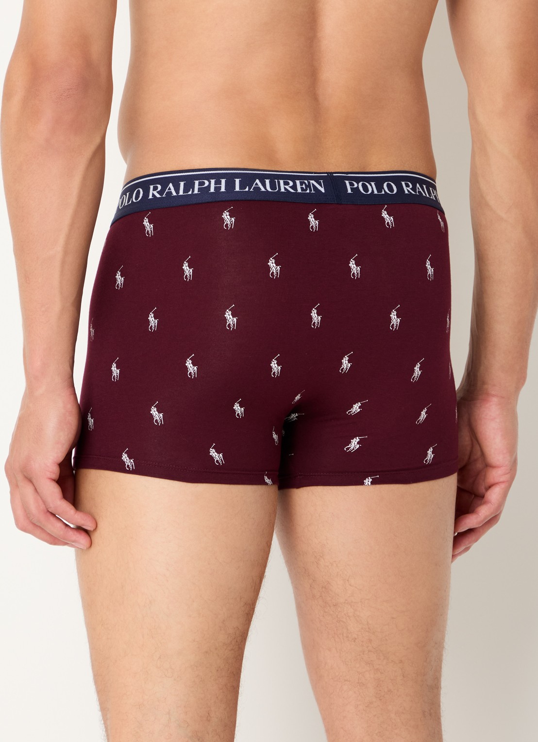 Ralph Lauren Boxershorts met logoband in 3-pack - achterkant 3 groen