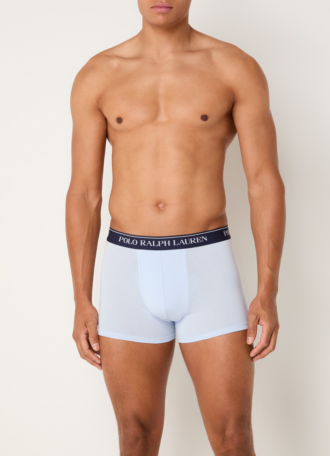 Ralph Lauren Boxershorts met logoband in 3-pack - voorkant 4 royalblauw