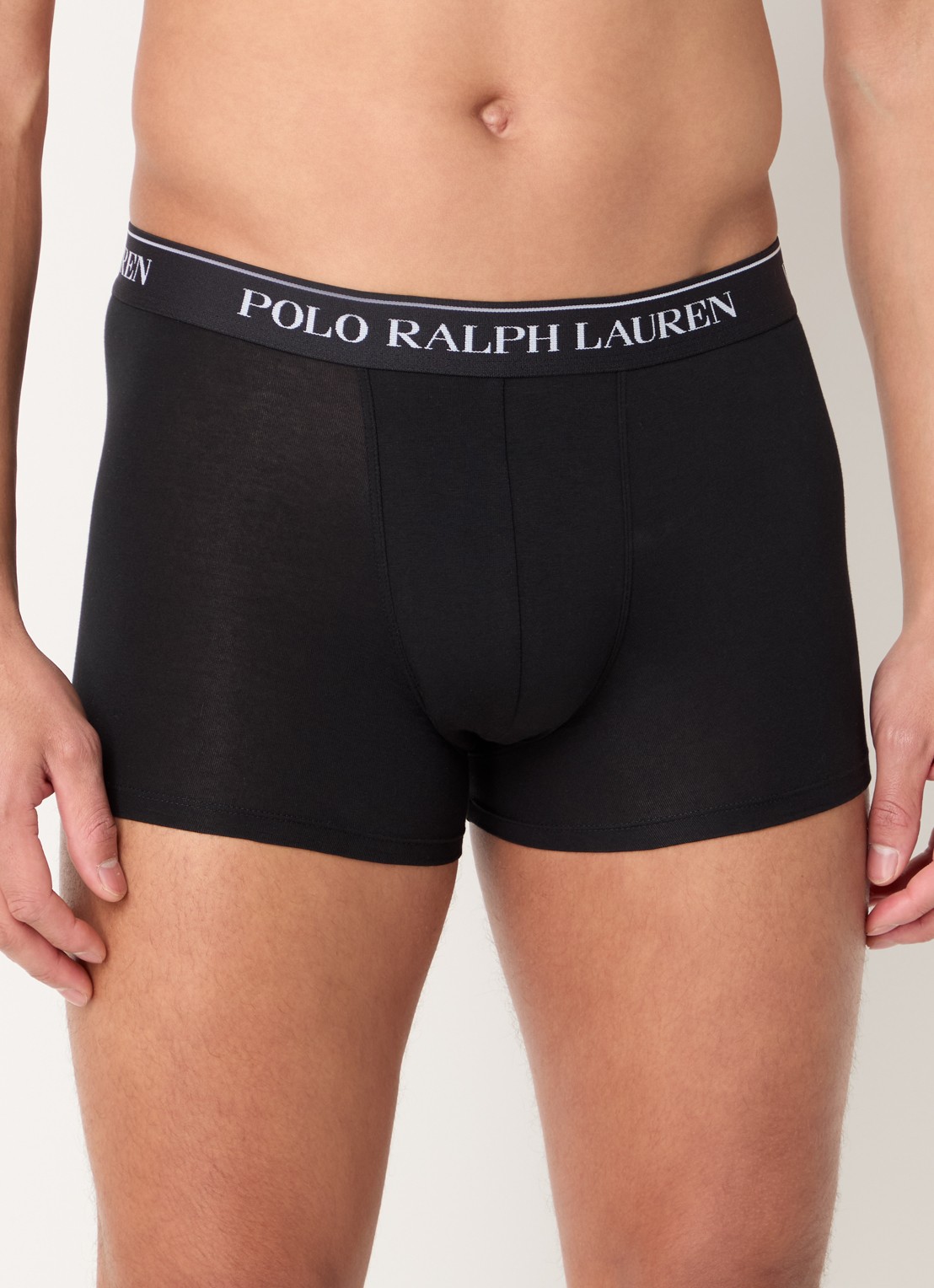 Ralph Lauren Boxershorts met logoband in 3-pack - detail 3 zwart