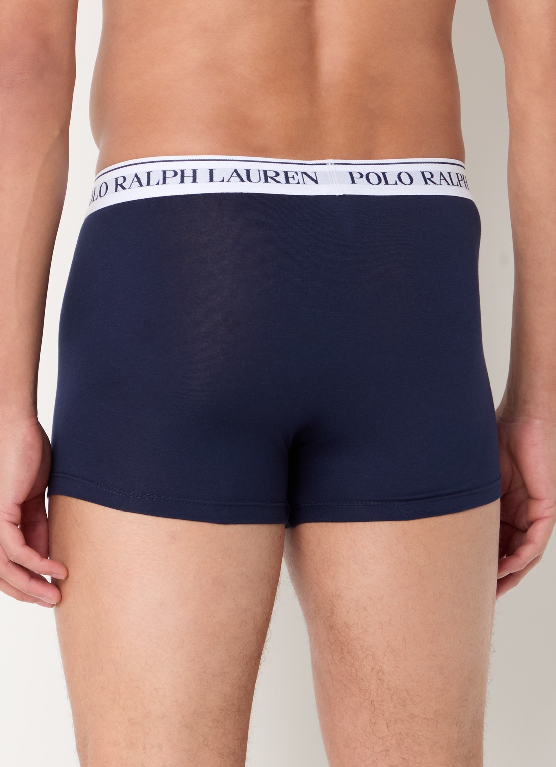 Ralph Lauren Boxershorts met logoband in 3-pack - achterkant 3 geel