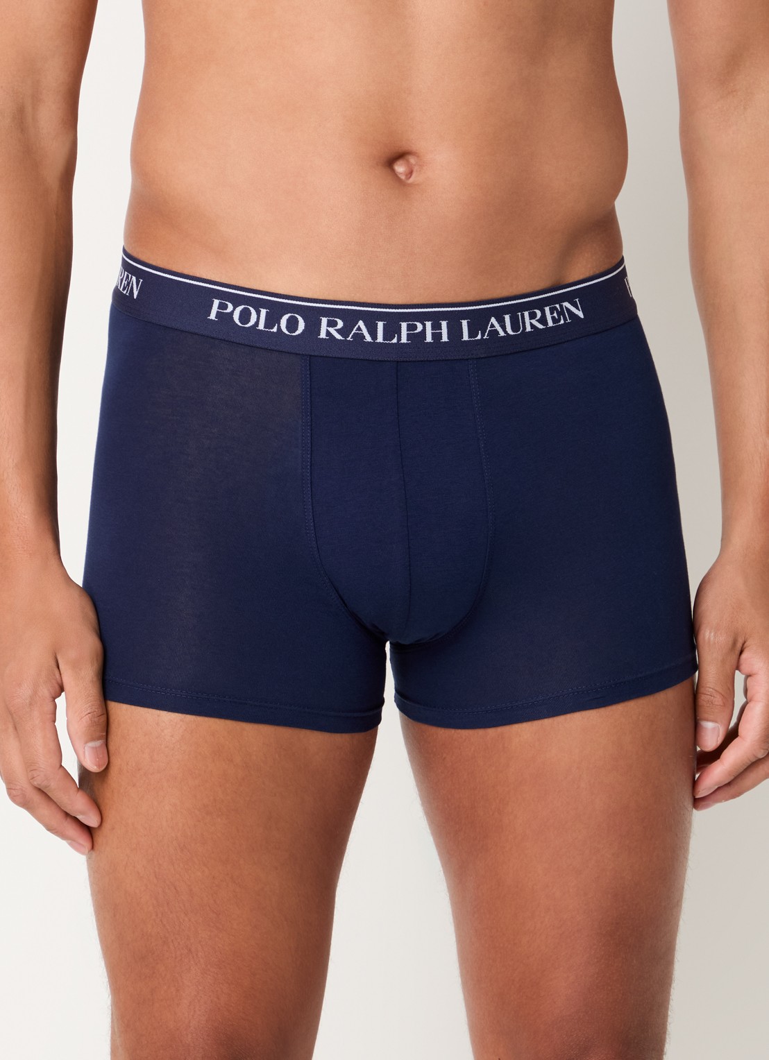 Ralph Lauren Boxershorts met logoband in 3-pack - detail 4 donkerblauw