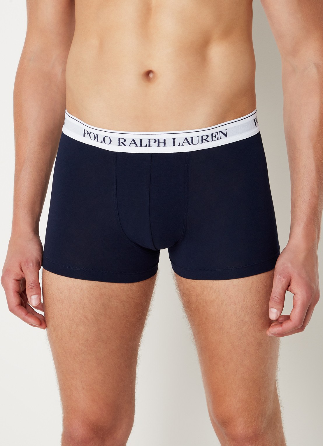 Ralph Lauren Boxershorts met logoband in 3-pack - detail 2 donkerblauw