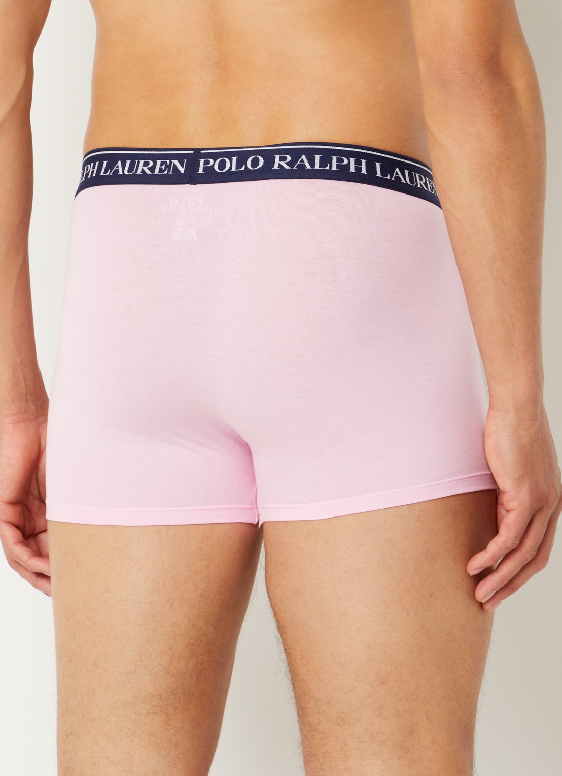 Ralph Lauren Boxershorts met logoband in 3-pack - achterkant indigo