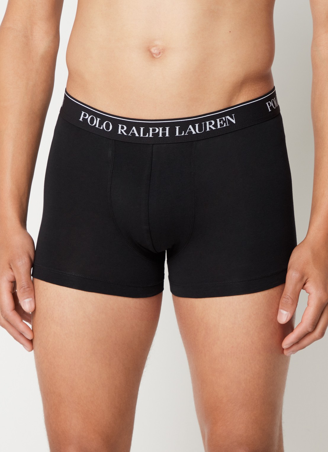 Ralph Lauren Boxershorts met logoband in 3-pack - detail 3 zwart
