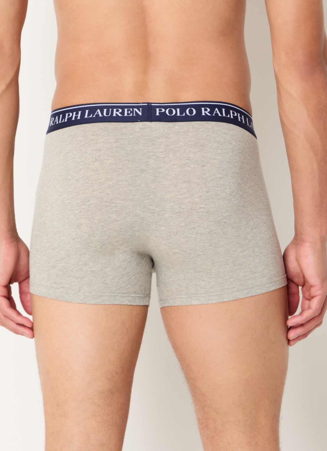 Ralph Lauren Boxershorts met logoband in 5-pack - achterkant donkerblauw