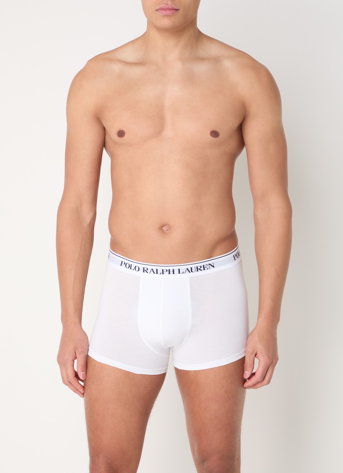Ralph Lauren Boxershorts met logoband in 5-pack - voorkant 3 donkergrijs