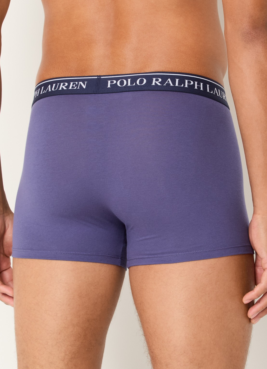 Ralph Lauren Boxershorts met logoband in 5-pack - achterkant roze