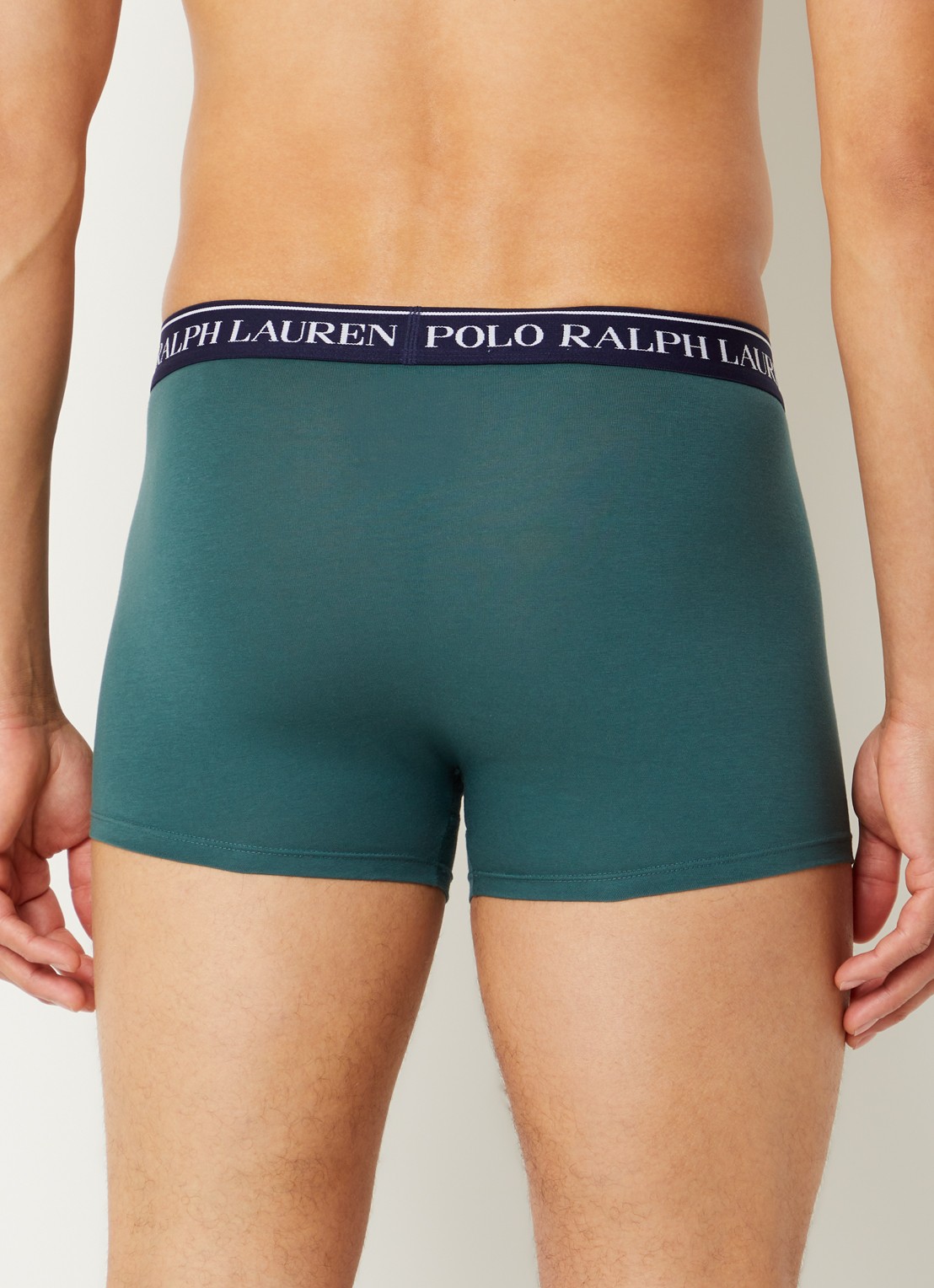 Ralph Lauren Boxershorts met logoband in 5-pack - achterkant geel