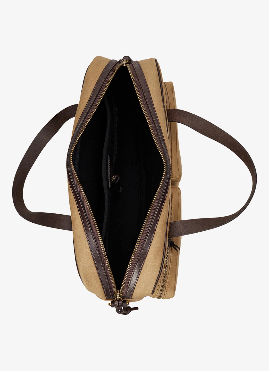 Ralph Lauren Businesstas met logo - achterkant montana khaki/brown / khaki