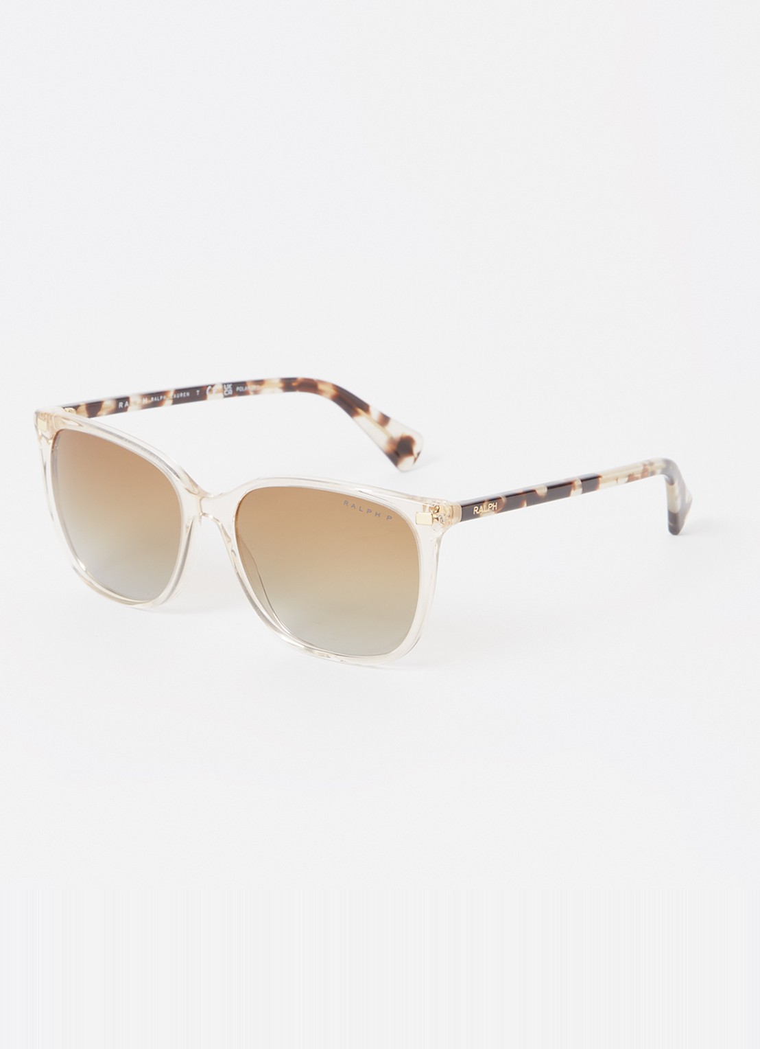 Ralph Lauren Butterfly zonnebril gepolariseerd RA5293  - voorkant bruin