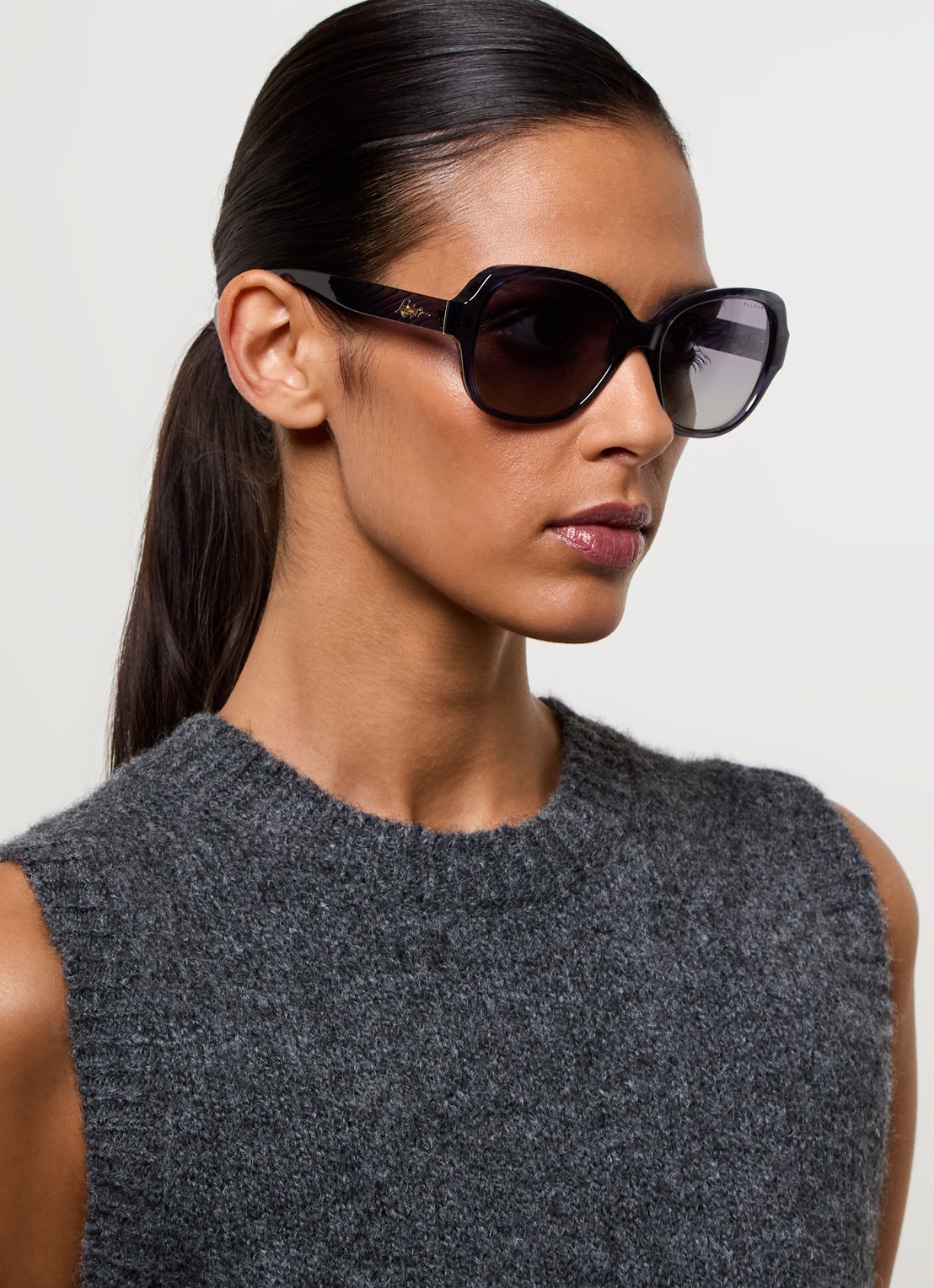 Ralph Lauren Butterfly zonnebril gepolariseerd RA5316U - voorkant 2 violet