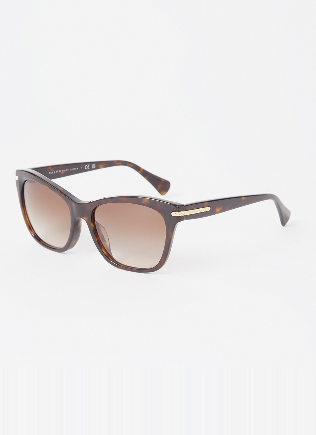 Ralph Lauren Butterfly zonnebril RA5310U - voorkant 4 donkerbruin