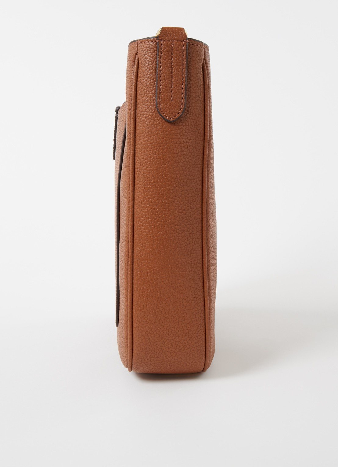 Ralph Lauren Cameryn Medium crossbodytas van leer - detail 2 cognac