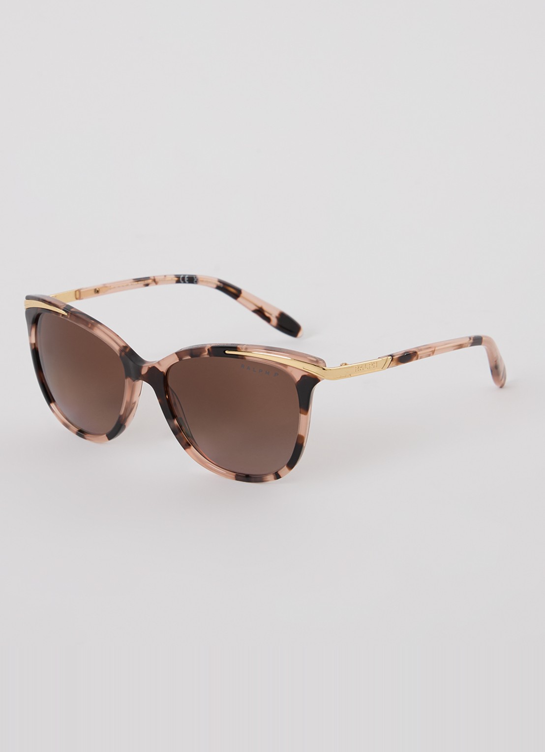 Ralph Lauren Cat Eye zonnebril gepolariseerd RA5203 - voorkant oudroze