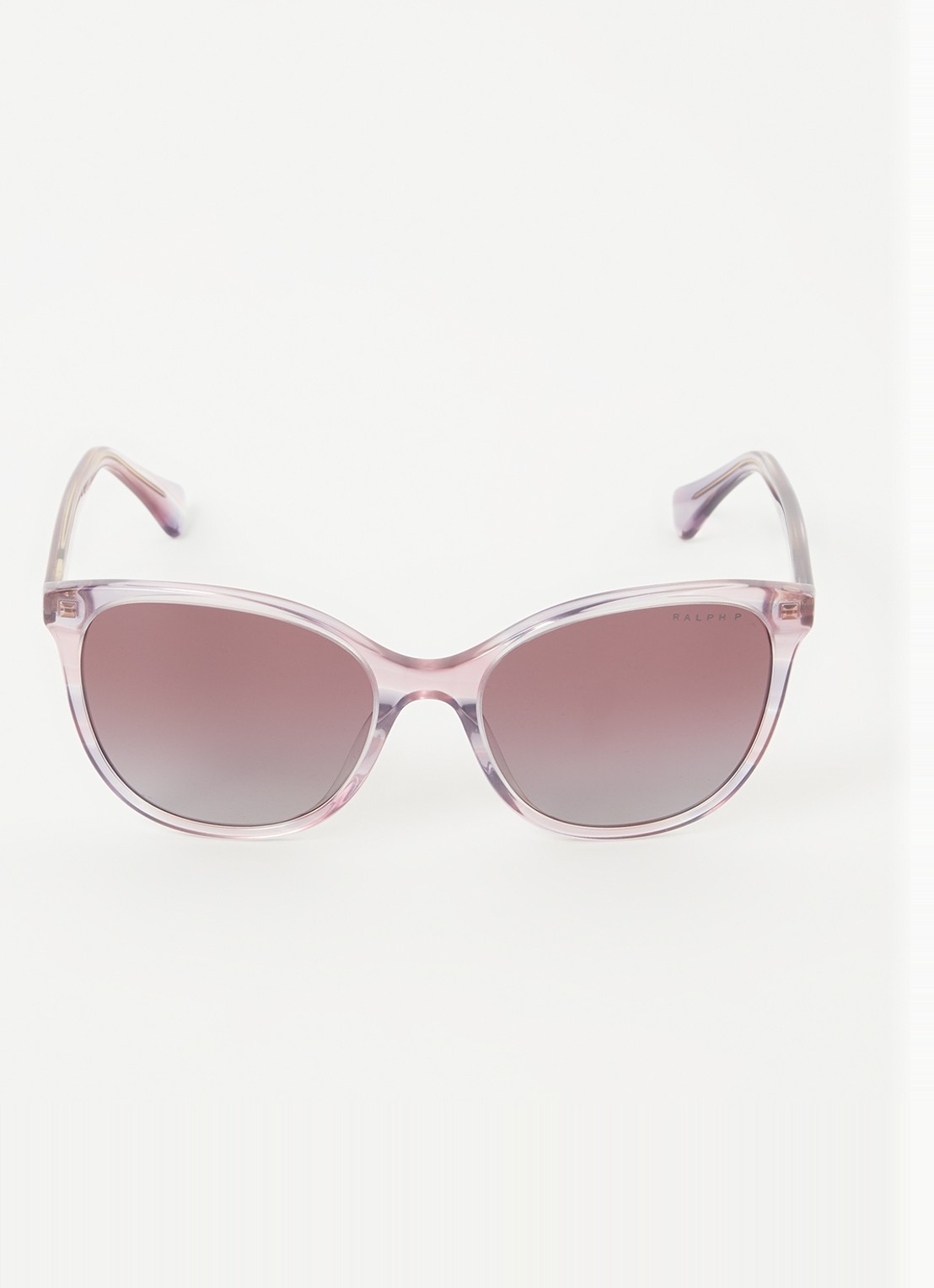 Ralph Lauren Cat Eye zonnebril gepolariseerd RA5282U - detail lichtroze