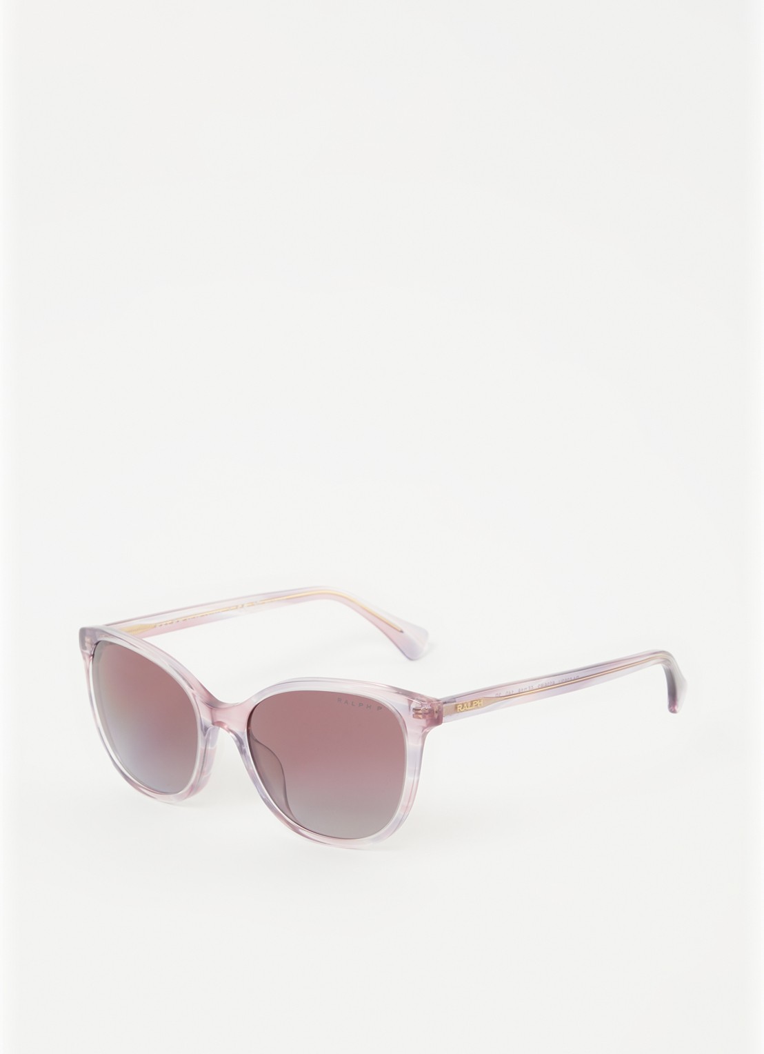 Ralph Lauren Cat Eye zonnebril gepolariseerd RA5282U - voorkant 4 lichtroze
