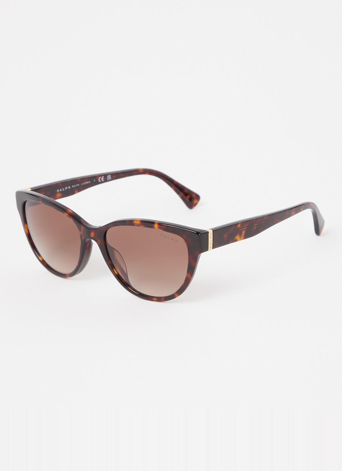 Ralph Lauren Cat Eye zonnebril RA5299U - voorkant 4 bruin
