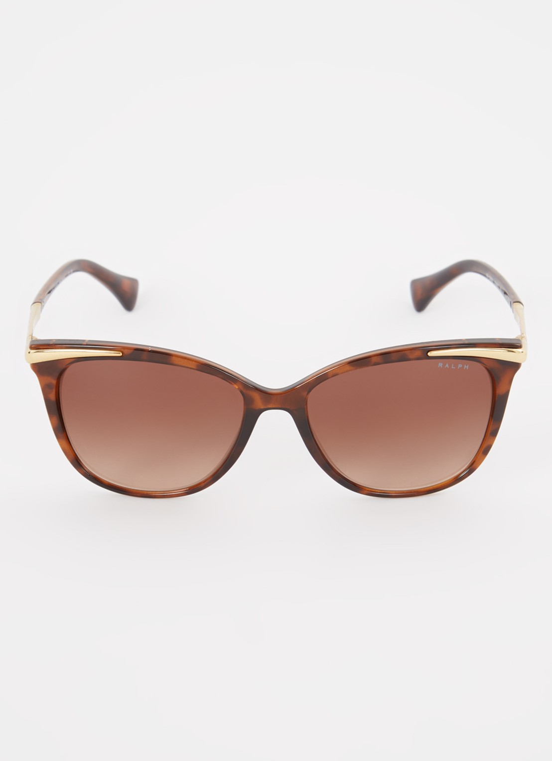 Ralph Lauren Cat eye zonnebril RA5309U - detail donkerbruin