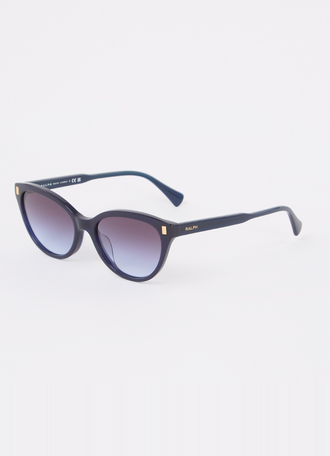 Ralph Lauren Cat Eye zonnebril RA5326U  - voorkant 4 donkerblauw