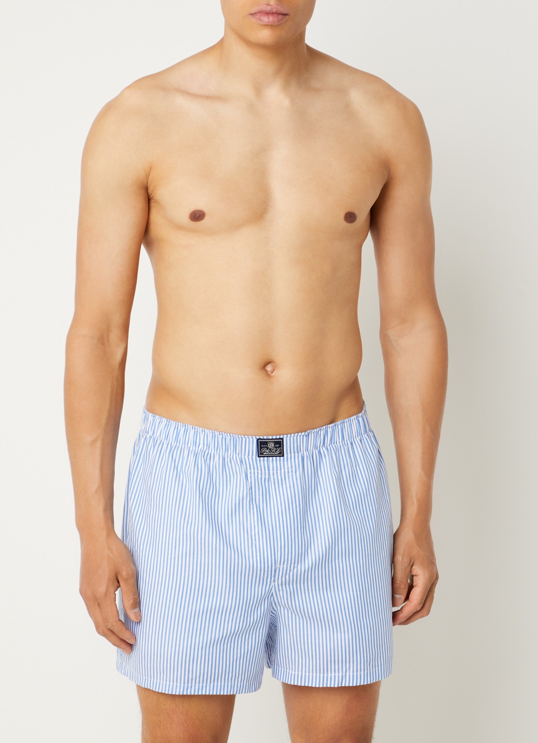 Ralph Lauren Classic boxershort van katoen in 3-pack - detail 4 blauw
