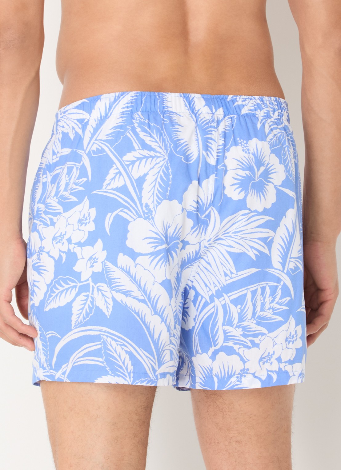 Ralph Lauren Classic boxershort van katoen in 3-pack - achterkant lichtblauw