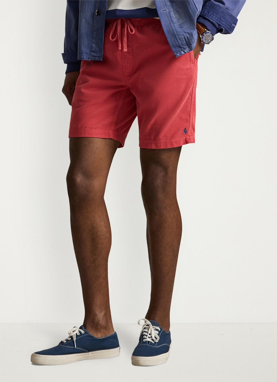 Ralph Lauren Classic fit korte broek van corduroy - detail 3 spring red-2125