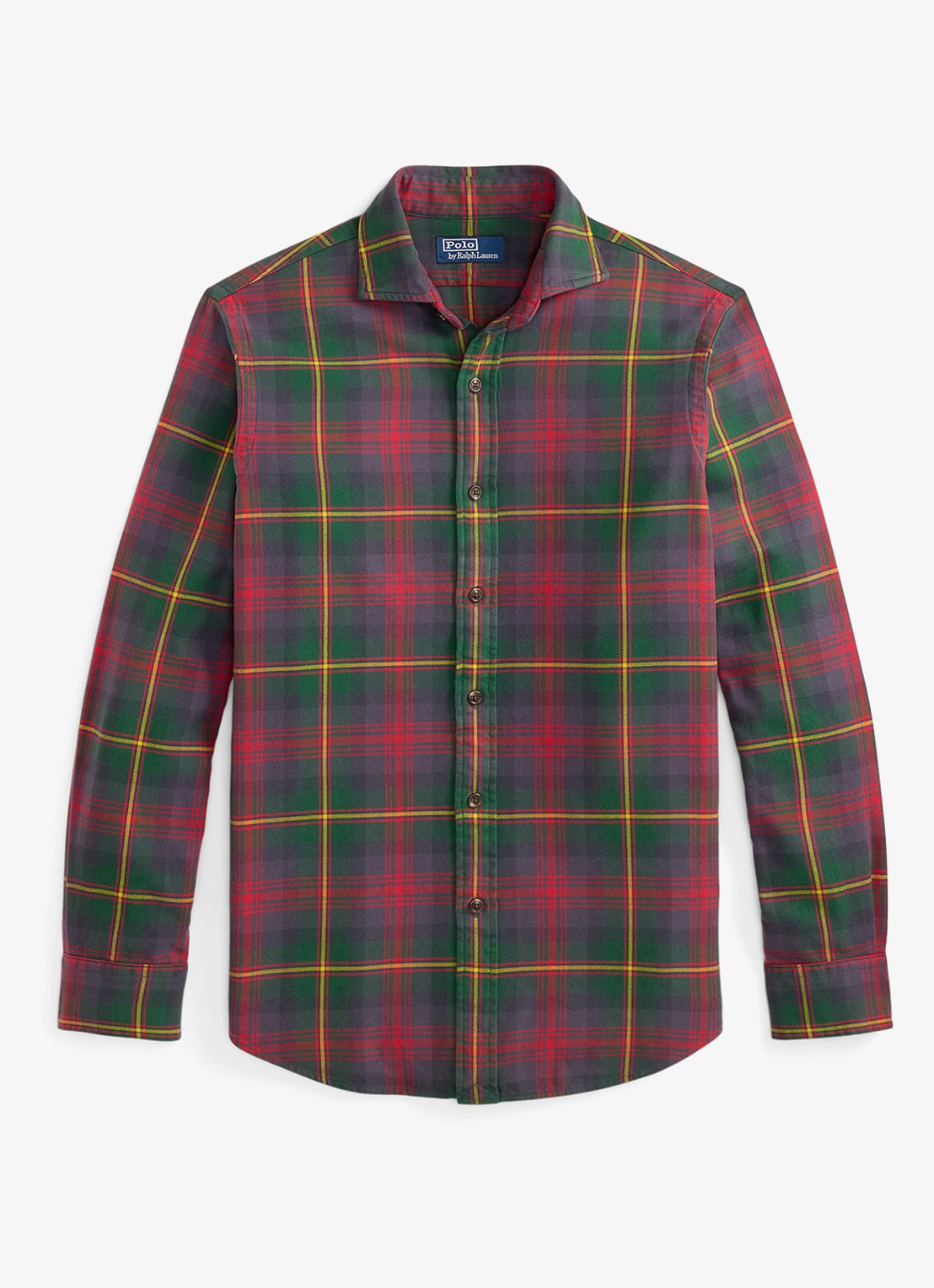 Ralph Lauren Classic fit overhemd met ruitdessin - voorkant green/red multi / rood