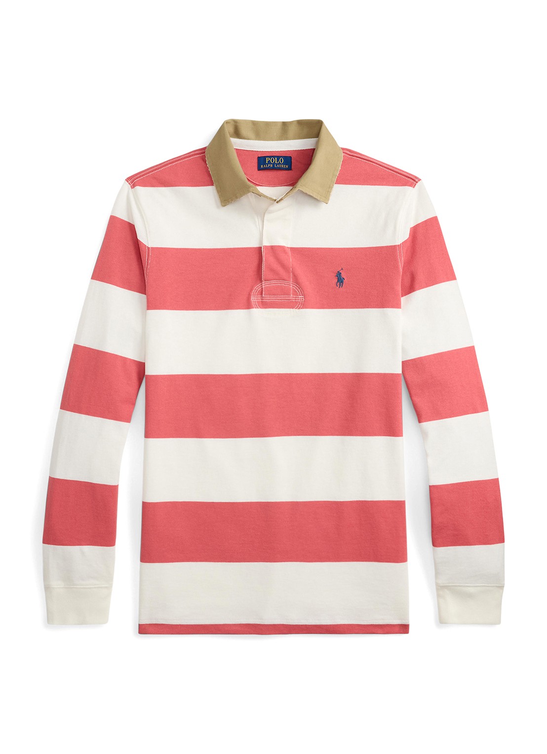 Ralph Lauren Classic fit polo met logoborduring - voorkant 2 red sky / rood