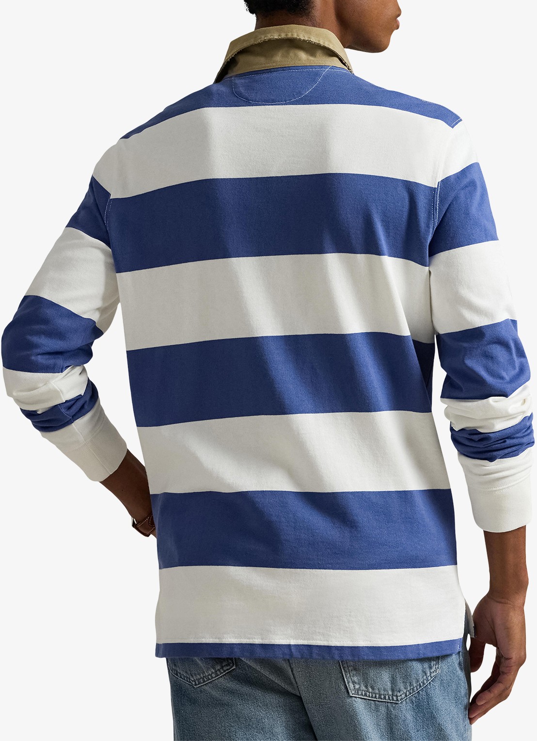 Ralph Lauren Classic fit polo met logoborduring - achterkant old royal / blauw