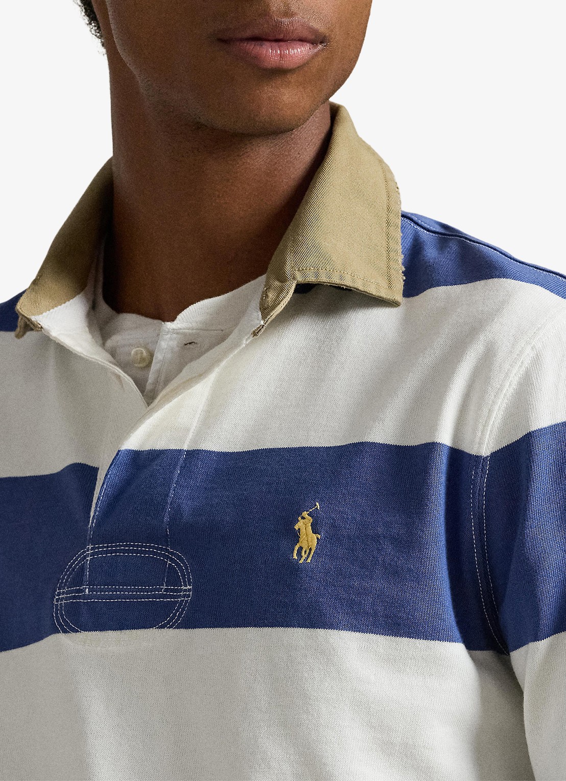 Ralph Lauren Classic fit polo met logoborduring - detail 5 old royal / blauw